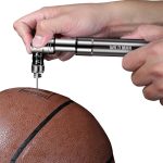 WILD MAN Mountain Road Bike Tragbare Fahrradpumpe US und French Mouth Universalpumpe Mini-Basketball-Fußballpumpe, GK8 (Red), GK8 (Black), GK8 (Silver) – Bild 3