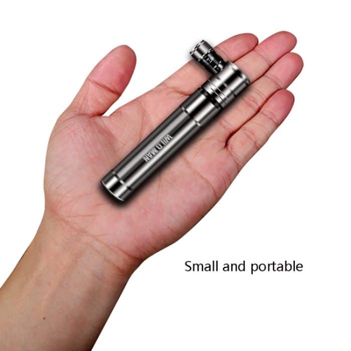 WILD MAN Mountain Road Bike Tragbare Fahrradpumpe US und French Mouth Universalpumpe Mini-Basketball-Fußballpumpe, GK8 (Red), GK8 (Black), GK8 (Silver) – Bild 5