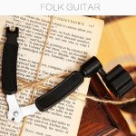 Gitarrensaiten-Wechselwerkzeug-Set, Saitenschneider, Saitenwicklung, Drei-in-Eins-Klemme, Gitarrenzubehör – Bild 4