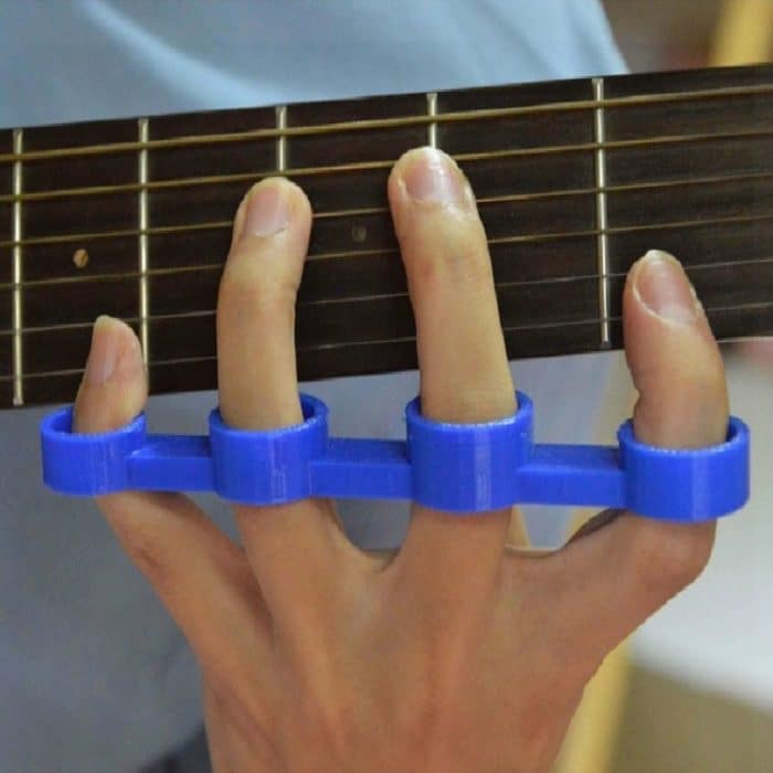 Gitarren-Finger-Erweiterungs-Finger-Kraftgerät, Klavierspann-Übungs-Fingerhülse, Small, Medium, Large – Bild 1