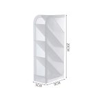 2 Stück Multifunktions-Stifthalter mit 4 Gittern für den Schreibtisch, Büro, Schule, Aufbewahrungskoffer, durchsichtige Kunststoffbox, Schreibtisch-Stift-Organizer – Bild 2