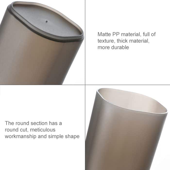 2 Stück Multifunktions-Stifthalter mit 4 Gittern für den Schreibtisch, Büro, Schule, Aufbewahrungskoffer, durchsichtige Kunststoffbox, Schreibtisch-Stift-Organizer – Bild 3