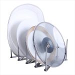 Ausziehbares Lagerregal für die Küche, faltbar, multifunktionales Dampfregal, Edelstahl-Küchenutensilienregal – Bild 5