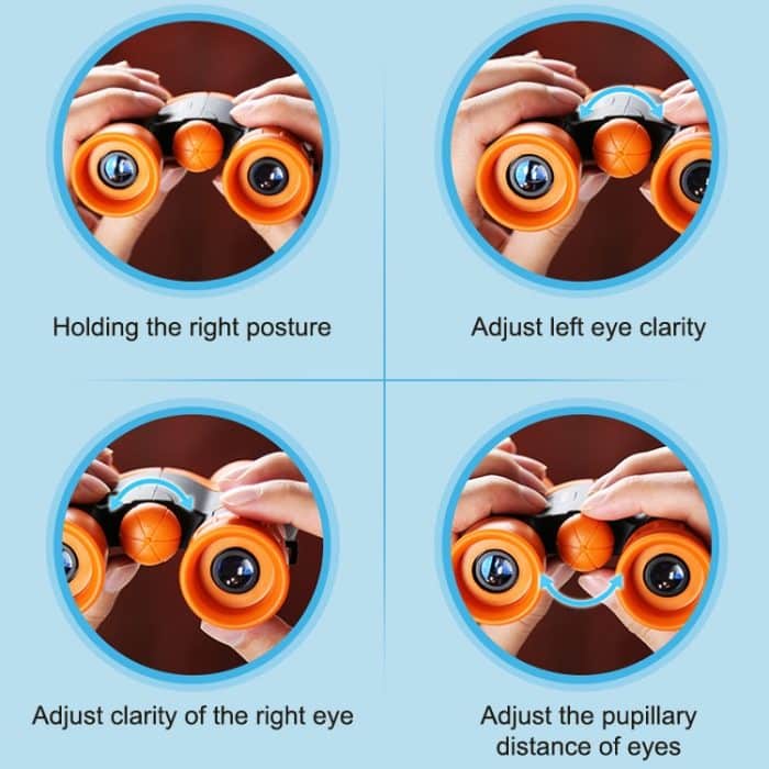 HD-Kinder-Außenteleskop mit hoher Vergrößerung, OC8x21 Yellow, OC8x21 Green, OC8x21 Orange, OC8x21 Blue, OC8x21 Pink – Bild 8