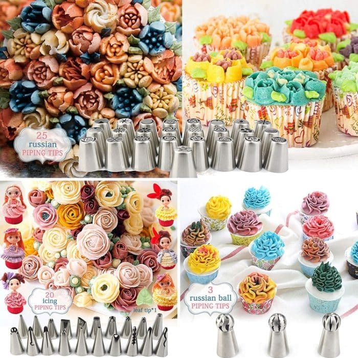 88 in 1 Dekorieren Mund Set Kuchen Backen Schmuck Set – Bild 4