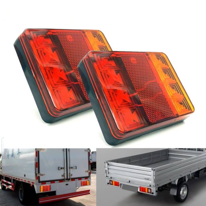 2 STÜCKE CNSUNNY LIGHT DC 12V PKW LKW Anhänger Wohnwagen LED Heck Heckwarnbremsleuchten – Bild 1