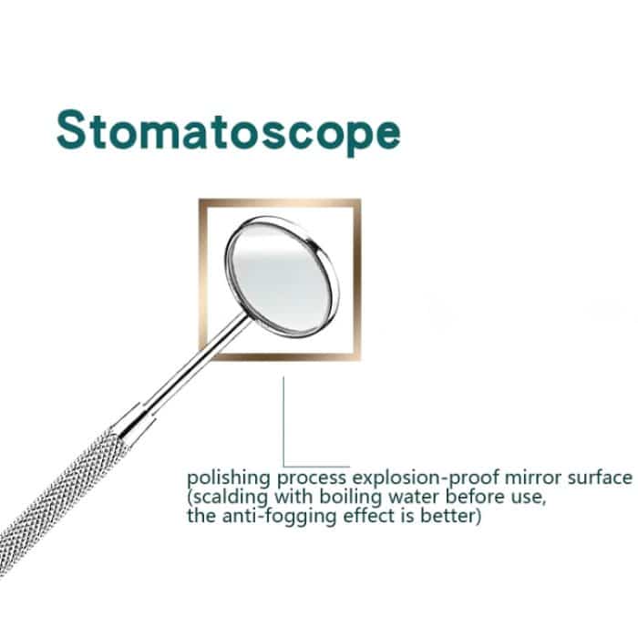 Zahnmedizinische Werkzeuge aus Edelstahl, Zahnpflege, Zahnstein-Werkzeug, Zahnarzt-Werkzeug-Set, 3 in 1 Silver Box, 5 in 1 Silver Box, 6 in 1 Silver Box, 6 in 1 Pink Box, 6 in 1 Black Box, 5 in 1 Steel Side Leather Case – Bild 3