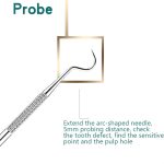 Zahnmedizinische Werkzeuge aus Edelstahl, Zahnpflege, Zahnstein-Werkzeug, Zahnarzt-Werkzeug-Set, 3 in 1 Silver Box, 5 in 1 Silver Box, 6 in 1 Silver Box, 6 in 1 Pink Box, 6 in 1 Black Box, 5 in 1 Steel Side Leather Case – Bild 5