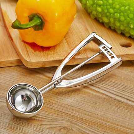 Edelstahl-Eislöffel, Obstschaufel, 39mm, 44mm, 50mm, 55mm, 59mm