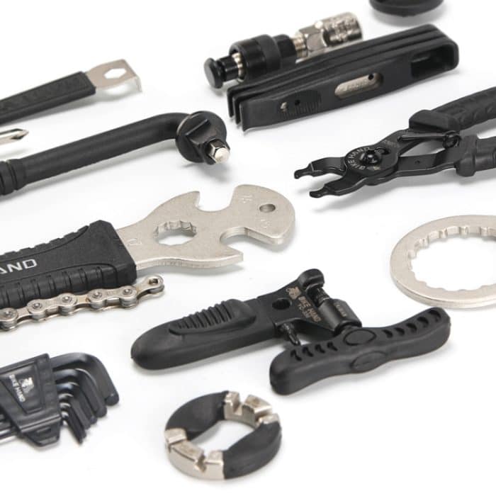 BIKEHAND Fahrrad-Werkzeugkasten-Set Renovierung Fahrzeug-Werkzeugsatz Zubehör für Reitausrüstung – Bild 4