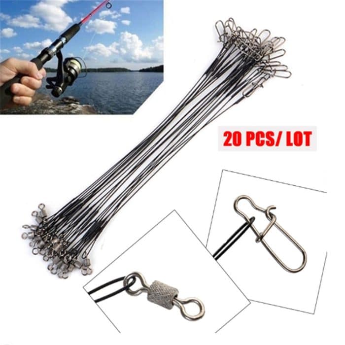 20 Stück Luya-Frontdraht mit Pin-Draht, Anti-Biss-Draht, 20CM, 25CM – Bild 3