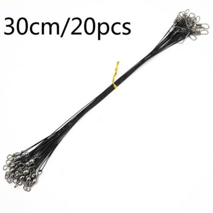 20 Stück Luya-Frontdraht mit Pin-Draht, Anti-Biss-Draht, 30CM, 15CM