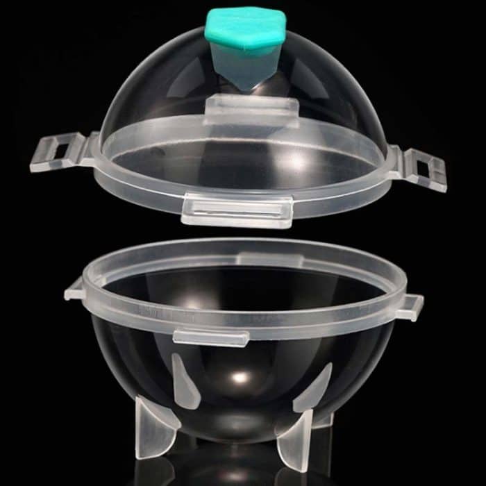 12 Stück Whiskey-Eiskugelform aus Silikon, PP, runde Eiswürfelform, zufällige Farblieferung, Detachable Cover, Non-separable Cover – Bild 7