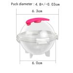 12 Stück Whiskey-Eiskugelform aus Silikon, PP, runde Eiswürfelform, zufällige Farblieferung, Detachable Cover, Non-separable Cover – Bild 8