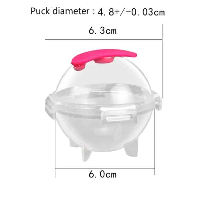 12 Stück Whiskey-Eiskugelform aus Silikon, PP, runde Eiswürfelform, zufällige Farblieferung, Detachable Cover, Non-separable Cover – Bild 8
