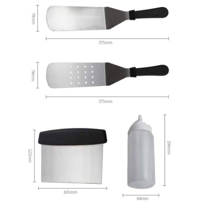 Outdoor-Grillwerkzeug-Set aus Edelstahl, Tomatensauce-Flasche, BBQ-Grill-Set, 5 PCS/Set, 6 PCS/Set, 15 PCS/Set – Bild 5