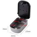 KS020 Passwortsperre Schlüsselkasten Wandmontierter Baustellendekorationsschlüssel Passwortsperre – Bild 6