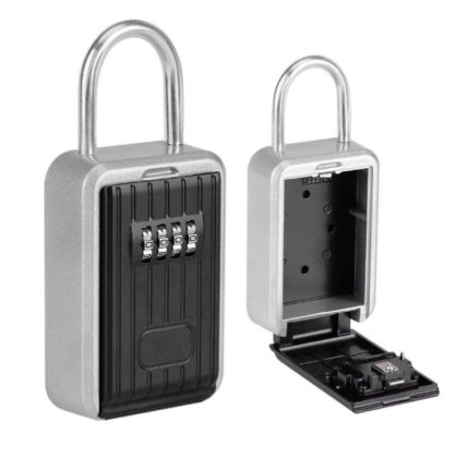 Passwort-Schlüsselkasten, wandmontierte Metallbox, Passwort-Box, Outdoor-Schlüssel-Anti-Diebstahl-Aufbewahrungsbox, Regular, Waterproof Cover