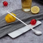 Langstieliger Kaffee-Rührlöffel aus Edelstahl, Eislöffel – Bild 3