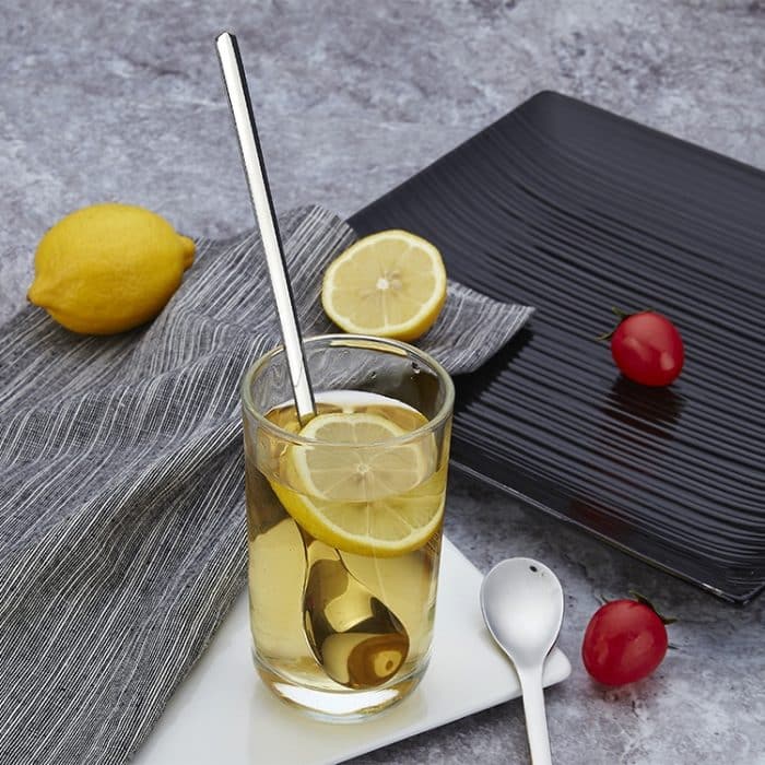 Langstieliger Kaffee-Rührlöffel aus Edelstahl, Eislöffel – Bild 4