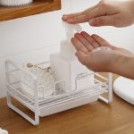 Kücheneisenablaufregal Stahlkugelseife Geschirrtuch-Lagerregal – Bild 7