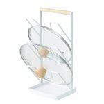 Eisen Dreischichtiges Topfdeckelregal Aufbewahrungsablaufregal