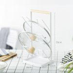 Eisen Dreischichtiges Topfdeckelregal Aufbewahrungsablaufregal – Bild 2