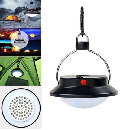 60 LED Outdoor Camping Zelt Licht Notlicht, Single Lamp+Carabiner, Rechargeable