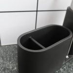 Seifenspender Küchenspüle Stahldraht Kugel Topf Bürste Lappen Lagerregal Set – Bild 4