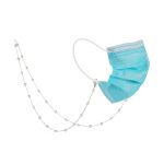 3 stücke Maske Lanyard Liebe Pearl Anti-Lost-Maske Lanyard Hängende Hals-Gläser-Kette
