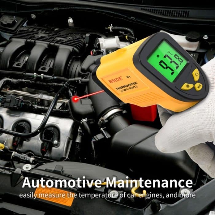 BSIDE H1 550 Grad Celsius Infrarot-Thermometer Handthermometer ohne Kontakt – Bild 12