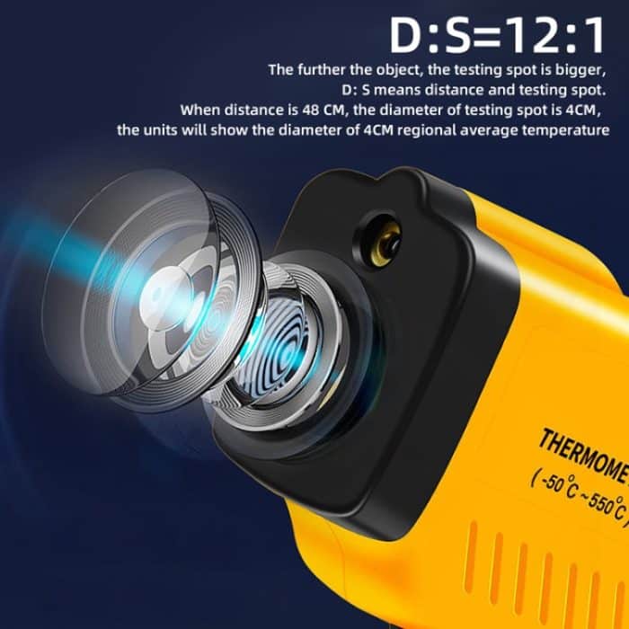 BSIDE H1 550 Grad Celsius Infrarot-Thermometer Handthermometer ohne Kontakt – Bild 6