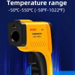 BSIDE H1 550 Grad Celsius Infrarot-Thermometer Handthermometer ohne Kontakt – Bild 10
