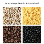 An der Wand montierter Aufbewahrungsbehälter für verschiedene Getreidesorten. Großvolumiger, versiegelter Push-Typ-Tank für die Küche, Medium, Large – Bild 8