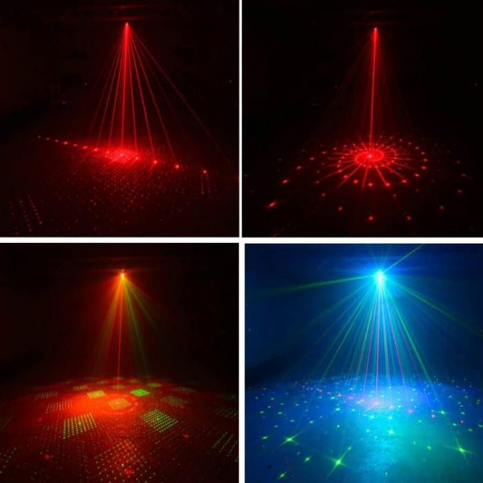 MN-R60 USB Wiederaufladbarer Mini Sprachaktiviertes Laserlicht Weihnachten Home Entertainment Flash LED Laser Atmosphärenlicht Bühnenlicht – Bild 5