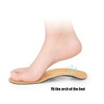 1 Paar atmungsaktive, schweißabsorbierende und stoßabsorbierende Einlegesohlen aus Leder zur Fußgewölbekorrektur, 35-36, 37-38, 39-40, 41-42, 43-44, 45-46 – Bild 8