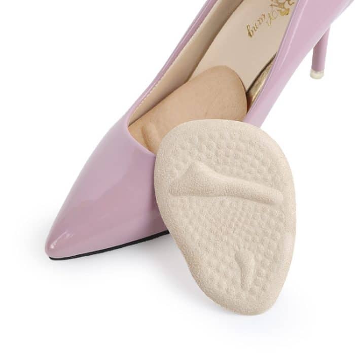 5 Paar schweißabsorbierende, atmungsaktive, rutschfeste Vorfußpolster für High Heels, Anti-Schmerz-Polster, zufällige Farblieferung, Free Size – Bild 9