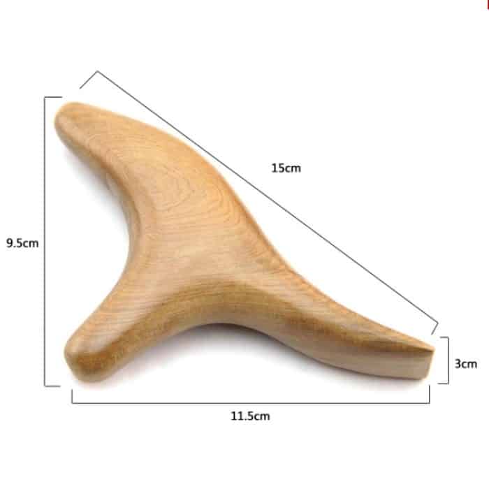 Körper-Trigeminus-Massage Holzmassagegerät Körperentspannung Duftendes Holz-SPA-Therapiemassagegerät – Bild 4