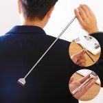 2 PCS ausziehbarer Back Scratcher Edelstahl Teleskop Anti Juckreiz Klaue Massagegerät Extender – Bild 6