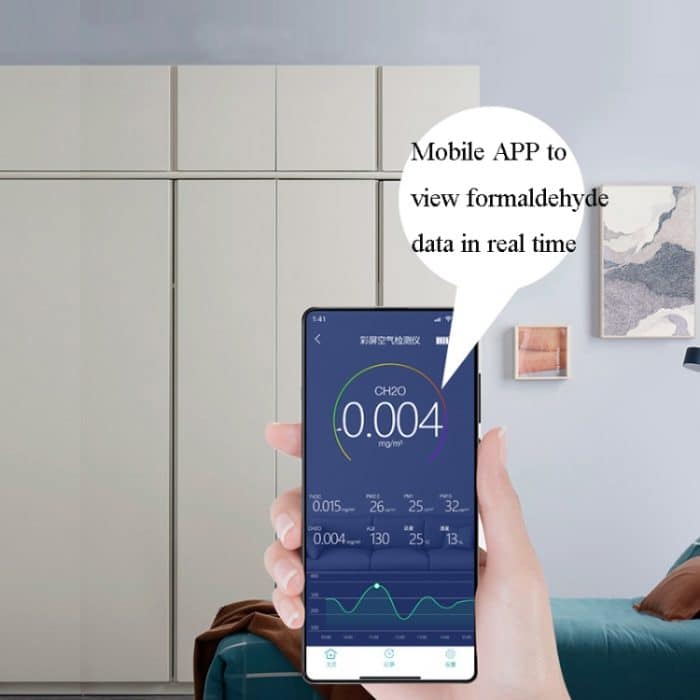 WP6932 Professionelles Hausformaldehyd-Detektor Neues Haus Messformaldehydinstrument MP2.5 Luftdetektor – Bild 3