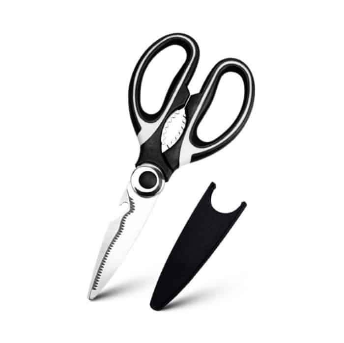 Multifunktionale Haushaltsschere aus Edelstahl kann Lebensmittelscheren festklemmen, Stainless Steel Scissors – Bild 3