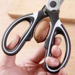 Multifunktionale Haushaltsschere aus Edelstahl kann Lebensmittelscheren festklemmen, Stainless Steel Scissors – Bild 8