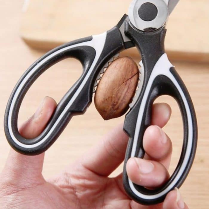 Multifunktionale Haushaltsschere aus Edelstahl kann Lebensmittelscheren festklemmen, Stainless Steel Scissors – Bild 8