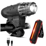 Fahrradlicht USB wiederaufladbares Mountainbike-Warnlicht, Front Light, Front Light + Tail Light – Bild 9