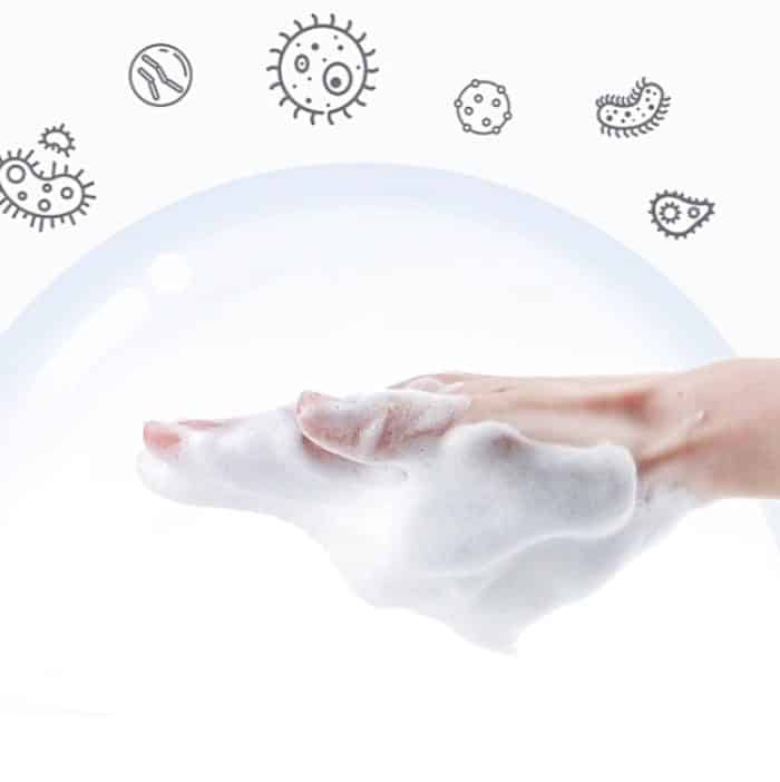 Intelligenter Sensor Seifenspender Haushaltsdruckfreie Handwaschblasenmaschine – Bild 6