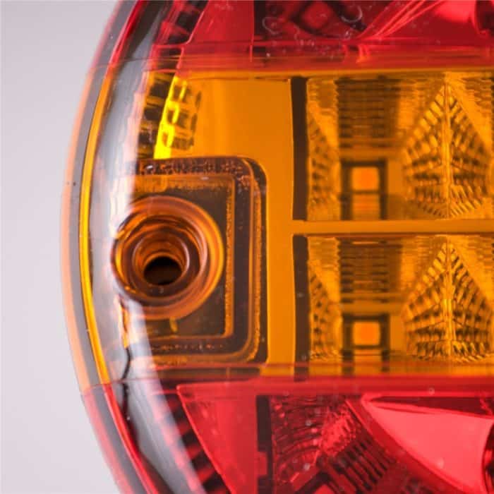 4 Zoll 20 LEDs10-30V Breitdruck-LKW-Rücklicht 20LED rundes LKW-Rücklicht Brotlicht, 20 LEDs 10-30V – Bild 3