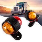 2 PCS R9 12-24V 2 LEDs 2000-4000K Doppelseitiges Taillenlicht-Seitenlicht-LKW-Lichtwagen-Modifikation Zweifarbiges Seitenrücklicht