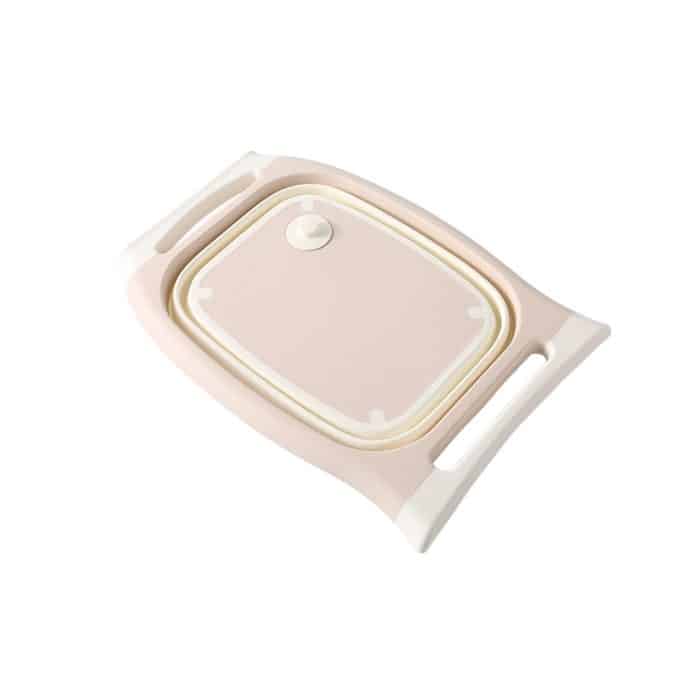 Multifunktionales Schneidebrett für die Küche, faltbares Gemüsewaschbecken, Pink, Blue – Bild 10