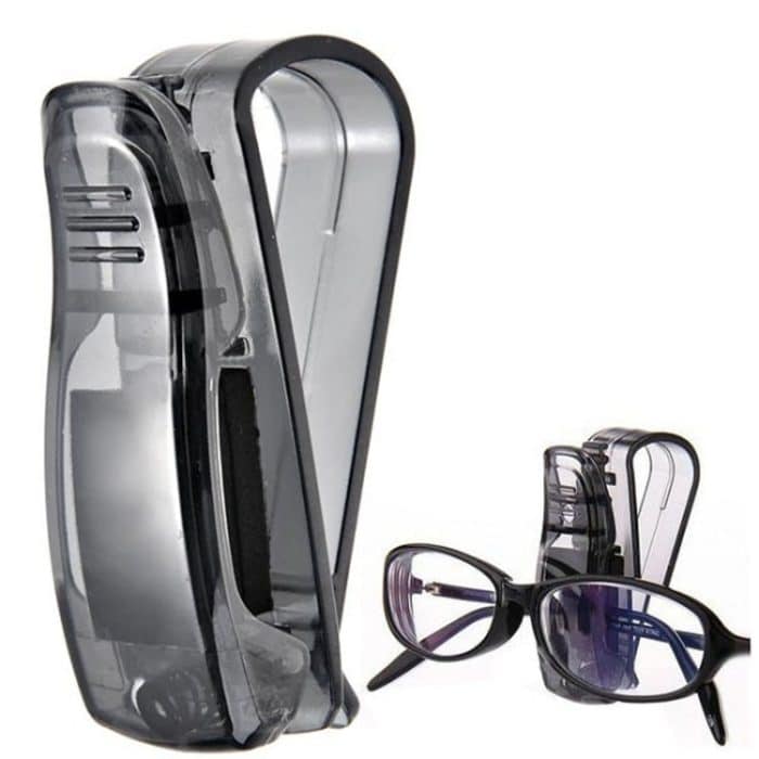 Multifunktions-Brillenetui Atuo Autozubehör Sonnenbrillenhalter Autoverschluss Ticket-Clip, Sunglasses Holder – Bild 4