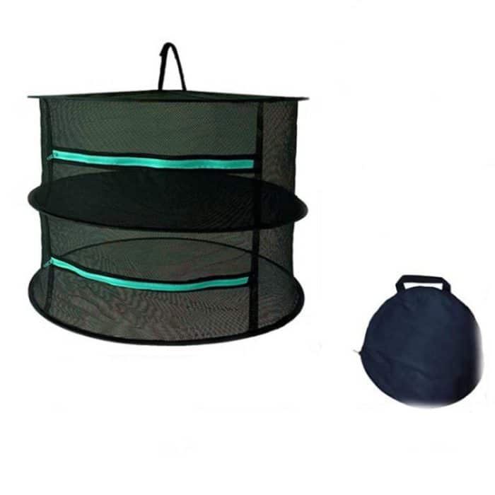 TBD0543013501.jpg Hängendes Kräutertrocknungsnetz, faltbares Trockengestell, geschlossener Reißverschluss, Pflanzentrocknungsnetz, 60cm Diameter 2 Layers, 60cm Diameter 4 Layers, 60cm Diameter 6 Layers, 60cm Diameter 8 Layers – Bild 1